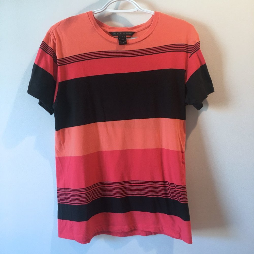 Marc by Marc Jacobs Striped T-Shirt Small